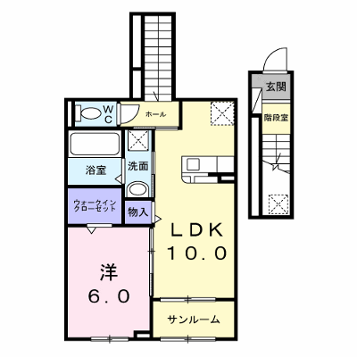 エリオス 203【管理NO：1-028224801-02030】 ★家具家電は申し込み後に搬入します★ ★2026年09月上旬入居可能★の物件画像