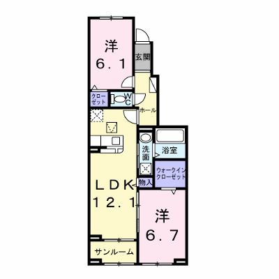 エリオス 103【管理NO：1-028224801-01030】 ★家具家電は申し込み後に搬入します★の物件画像