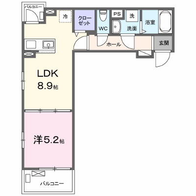 ヒカルサ東川口サウス 302【管理NO：1-028802201-03020】 ★家具家電は申し込み後に搬入します★ ★2026年12月下旬入居可能★の物件画像