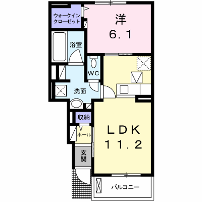 プラシードＫ　Ｂ 102【管理NO：1-025136402-01020】 ★家具家電は申し込み後に搬入します★ ★2026年09月中旬入居可能★の物件画像