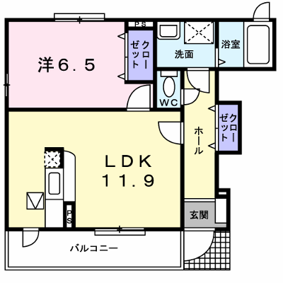グランツ 101【管理NO：1-015660101-01010】 ★家具家電は申し込み後に搬入します★ ★2026年09月中旬入居可能★の物件画像