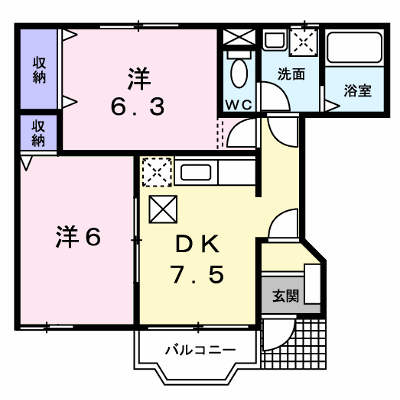 トランキーロ・Ｙ 103【管理NO：1-010803001-01030】 ★家具家電は申し込み後に搬入します★の物件画像