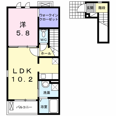 エクセレントロジェ　Ａ 203【管理NO：1-017288901-02030】 ★家具家電は申し込み後に搬入します★ ★2026年08月下旬入居可能★の物件画像