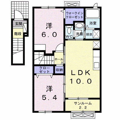 ルミエールＡ 202【管理NO：1-023323601-02020】 ★家具家電は申し込み後に搬入します★ ★2026年10月上旬入居可能★の物件画像