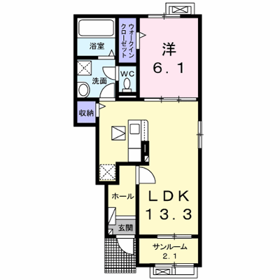 アクア　ローダ 103【管理NO：1-027119401-01030】 ★家具家電は申し込み後に搬入します★ ★2026年09月中旬入居可能★の物件画像