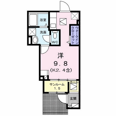 ベルイリーデ 102【管理NO：1-027339301-01020】 ★家具家電は申し込み後に搬入します★ ★2026年09月中旬入居可能★の物件画像