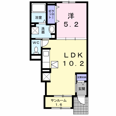 ノース　ソレイユ 102【管理NO：1-022551101-01020】 ★家具家電は申し込み後に搬入します★ ★2026年09月上旬入居可能★の物件画像