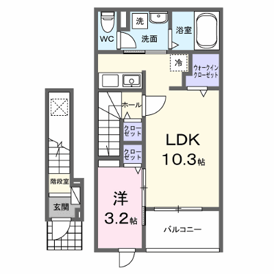 レジデンス　ＫＩＤＡ－Ｃ 204【管理NO：1-026830701-02040】 ★家具家電は申し込み後に搬入します★ ★2026年09月上旬入居可能★の物件画像