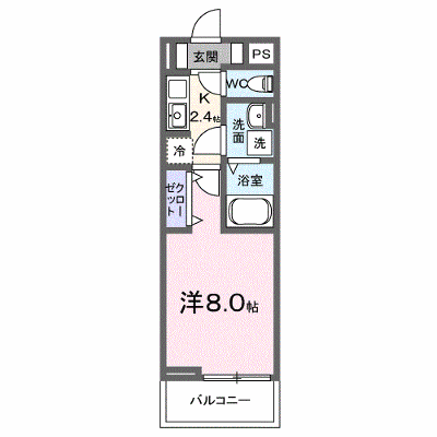 ｖｉｌｌａ　ｃｏｌｌｉｎａ 203【管理NO：1-023752901-02030】 ★家具家電は申し込み後に搬入します★ ★2026年10月上旬入居可能★の物件画像