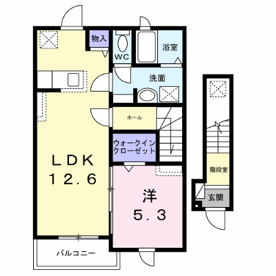 メゾン　ヒヨリ 201【管理NO：1-028380001-02010】 ★家具家電は申し込み後に搬入します★ ★2026年09月下旬入居可能★の物件画像