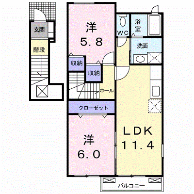 ソレイユ 201【管理NO：1-015772401-02010】 ★家具家電は申し込み後に搬入します★ ★2026年08月下旬入居可能★の物件画像