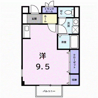 ブルークローバー 103【管理NO：1-011193901-01030】 ★家具家電は申し込み後に搬入します★の物件画像