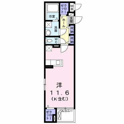 リアン　Ｍ 405【管理NO：1-023104801-04040】 ★家具家電は申し込み後に搬入します★ ★2026年08月下旬入居可能★の物件画像
