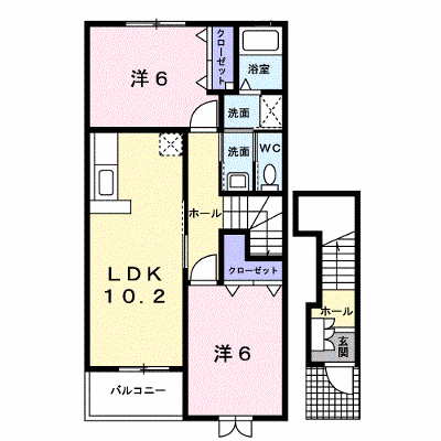 グリーンハウスＫ 201【管理NO：1-013615801-02010】 ★家具家電は申し込み後に搬入します★ ★2026年09月中旬入居可能★の物件画像