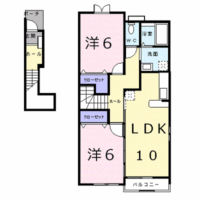 貴宝苑Ⅲ 201【管理NO：1-013426201-02010】 ★家具家電は申し込み後に搬入します★ ★2026年09月中旬入居可能★の物件画像