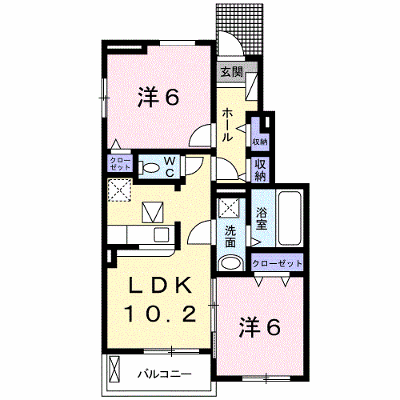 プロスペリテ 106【管理NO：1-022985601-01050】 ★家具家電は申し込み後に搬入します★ ★2026年10月下旬入居可能★の物件画像