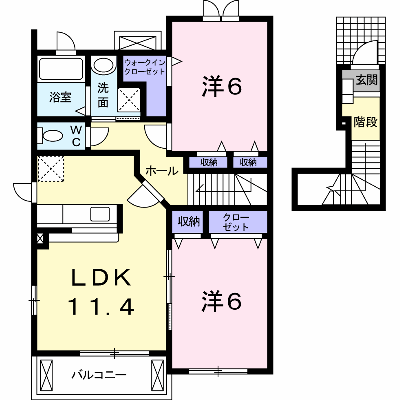 エレガント　ヒルズ 205【管理NO：1-015385801-02040】 ★家具家電は申し込み後に搬入します★ ★2026年09月中旬入居可能★の物件画像