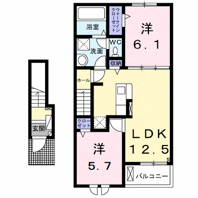 フォンテ 205【管理NO：1-026850801-02040】 ★家具家電は申し込み後に搬入します★ ★2026年09月下旬入居可能★の物件画像