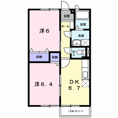 ファミール大門Ｃ 105【管理NO：1-009385403-01040】 ★家具家電は申し込み後に搬入します★ ★2026年09月中旬入居可能★の物件画像