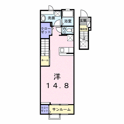 グレイスコート 202【管理NO：1-027624701-02020】 ★家具家電は申し込み後に搬入します★ ★2026年09月下旬入居可能★の物件画像