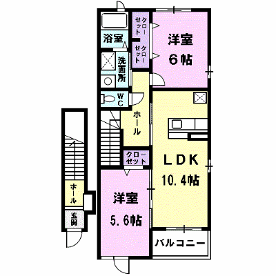 ネオブローテ 202【管理NO：1-016670901-02020】 ★家具家電は申し込み後に搬入します★の物件画像