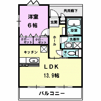ル・キャステル 405【管理NO：1-016242501-04040】 ★家具家電は申し込み後に搬入します★ ★2026年09月下旬入居可能★の物件画像