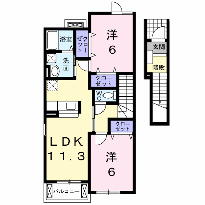 プレシアスフィールドＡ 202【管理NO：1-013594401-02020】 ★家具家電は申し込み後に搬入します★ ★2026年10月中旬入居可能★の物件画像