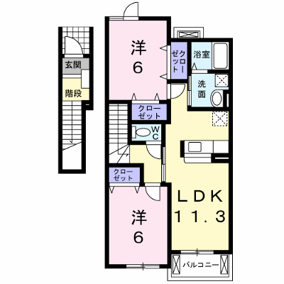 ユーベル　Ａ 201【管理NO：1-013238601-02010】 ★家具家電は申し込み後に搬入します★の物件画像