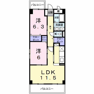 フィオーレ・Ｋ 303【管理NO：1-013555601-03030】 ★家具家電は申し込み後に搬入します★ ★2026年10月中旬入居可能★の物件画像