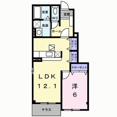 ファミールメゾン 105【管理NO：1-013364701-01040】 ★家具家電は申し込み後に搬入します★ ★2026年09月中旬入居可能★の物件画像