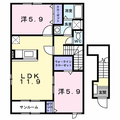 カレント 203【管理NO：1-013386101-02030】 ★家具家電は申し込み後に搬入します★ ★2026年09月中旬入居可能★の物件画像