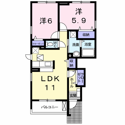 カレット　カーサ 101【管理NO：1-015225401-01010】 ★家具家電は申し込み後に搬入します★ ★2026年08月下旬入居可能★の物件画像