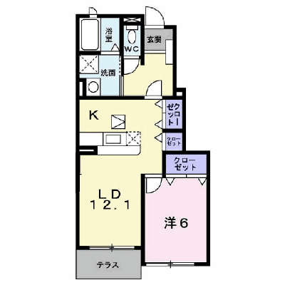 シンヴィオシスＤ 102【管理NO：1-013425004-01020】 ★家具家電は申し込み後に搬入します★の物件画像