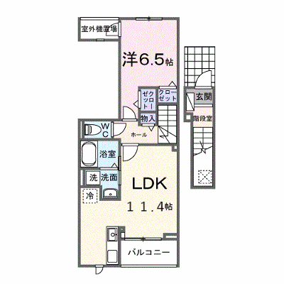 グラン　イリーデ 202【管理NO：1-028761601-02020】 ★家具家電は申し込み後に搬入します★ ★2027年01月下旬入居可能★の物件画像