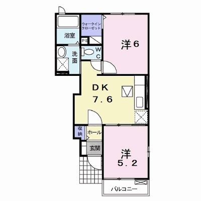 ウッズ・スクエアーＢ 105【管理NO：1-015241902-01050】 ★家具家電は申し込み後に搬入します★ ★2026年09月下旬入居可能★の物件画像