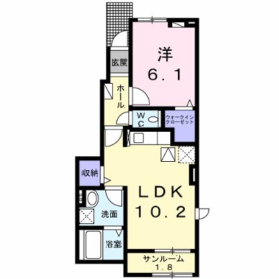 コート　ド　ブラン 101【管理NO：1-027188301-01010】 ★家具家電は申し込み後に搬入します★ ★2026年10月中旬入居可能★の物件画像