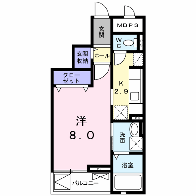 ライル　Ⅱ 303【管理NO：1-020002601-03030】 ★家具家電は申し込み後に搬入します★ ★2026年10月中旬入居可能★の物件画像