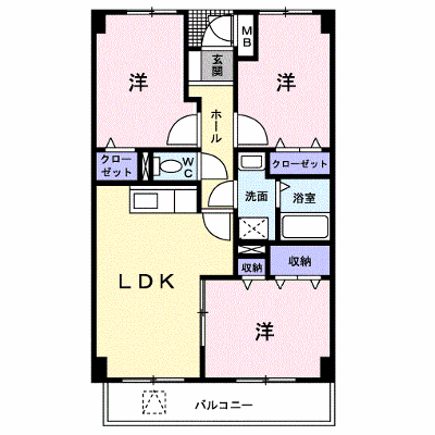 ヴィラソレイユ 302【管理NO：1-007887201-03020】 ★家具家電は申し込み後に搬入します★ ★2026年09月中旬入居可能★の物件画像