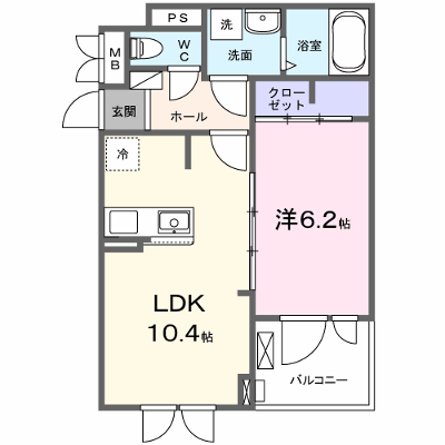 ブルートレインⅤ号 203【管理NO：1-028050001-02030】 ★家具家電は申し込み後に搬入します★ ★2026年08月下旬入居可能★の物件画像
