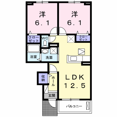 ザオバーレイⅡ 102【管理NO：1-019501501-01020】 ★家具家電は申し込み後に搬入します★ ★2026年09月中旬入居可能★の物件画像