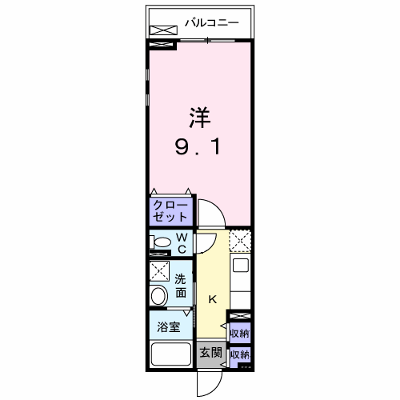 パセーオ 201【管理NO：1-018273801-02010】 ★家具家電は申し込み後に搬入します★の物件画像
