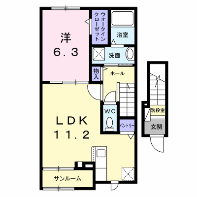 グレイス　八万 202【管理NO：1-027715801-02020】 ★家具家電は申し込み後に搬入します★ ★2027年01月下旬入居可能★の物件画像