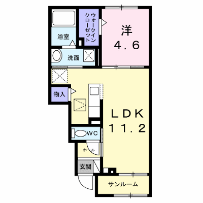 グレイス　八万 103【管理NO：1-027715801-01030】 ★家具家電は申し込み後に搬入します★ ★2027年01月下旬入居可能★の物件画像
