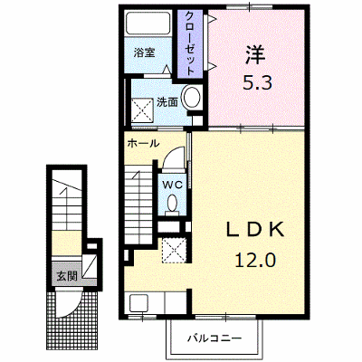 仮）西石井５丁目アパートⅠ－Ⅰ 205【管理NO：1-028251001-02040】 ★家具家電は申し込み後に搬入します★ ★2027年02月上旬入居可能★の物件画像
