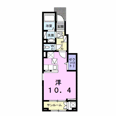ホワイトハーツ 103【管理NO：1-025344301-01030】 ★家具家電は申し込み後に搬入します★ ★2026年09月上旬入居可能★の物件画像