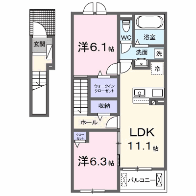 デナーダ 203【管理NO：1-027287601-02030】 ★家具家電は申し込み後に搬入します★ ★2026年09月中旬入居可能★の物件画像