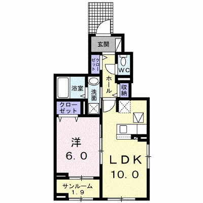 グラン　サウス 101【管理NO：1-026317402-01010】 ★家具家電は申し込み後に搬入します★ ★2026年09月上旬入居可能★の物件画像