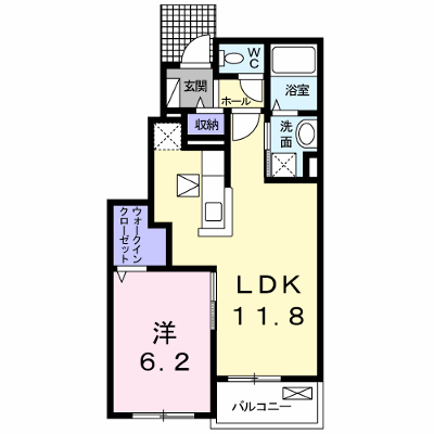コントレイル　Ⅱ 104【管理NO：1-025272902-01040】 ★家具家電は申し込み後に搬入します★ ★2026年09月中旬入居可能★の物件画像