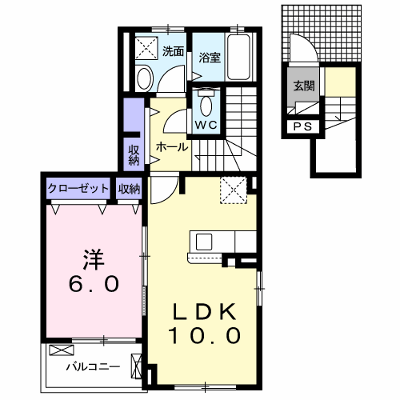 プランドール・Ⅲ 201【管理NO：1-025187101-02010】 ★家具家電は申し込み後に搬入します★ ★2026年10月中旬入居可能★の物件画像
