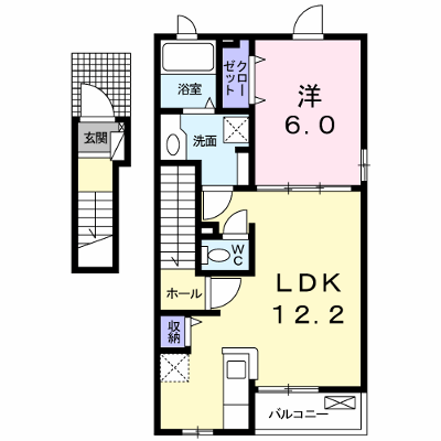 メゾン八王子　Ⅰ 201【管理NO：1-022470301-02010】 ★家具家電は申し込み後に搬入します★ ★2026年09月中旬入居可能★の物件画像